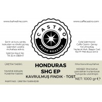 Castro Honduras SHG  Nitelikli  Kahve  1000 Gr. (4x250 Gr)